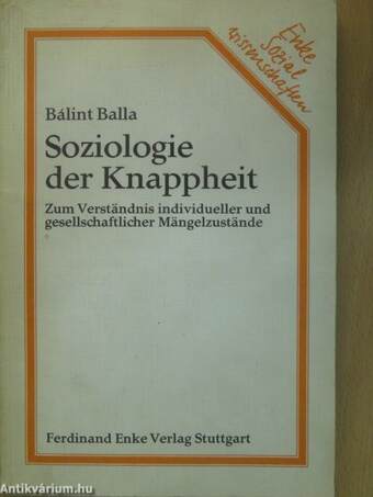 Soziologie der Knappheit (dedikált példány)