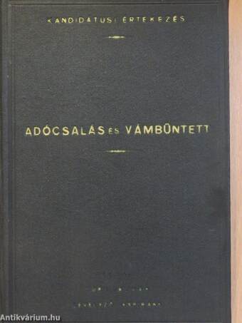 Adócsalás és vámbüntett