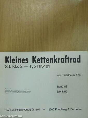 Kleines Kettenkraftrad