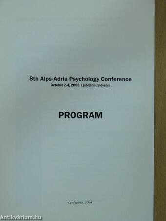 8th Alps-Adria Psychology Conference