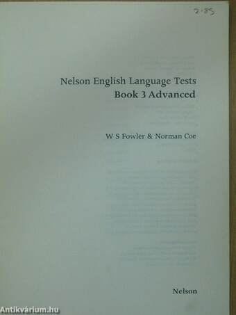 Nelson English Language Tests Book 3