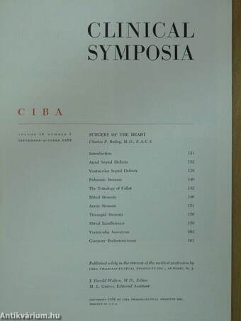 Clinical Symposia September-October 1958