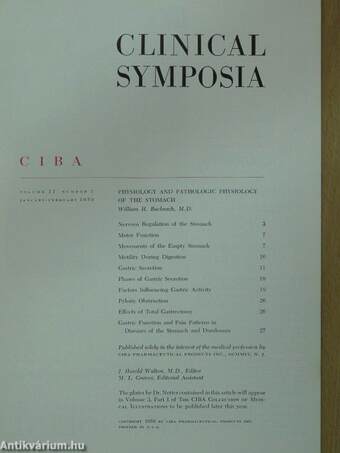 Clinical Symposia January-February 1959