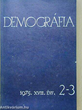 Demográfia 1975/2-3.