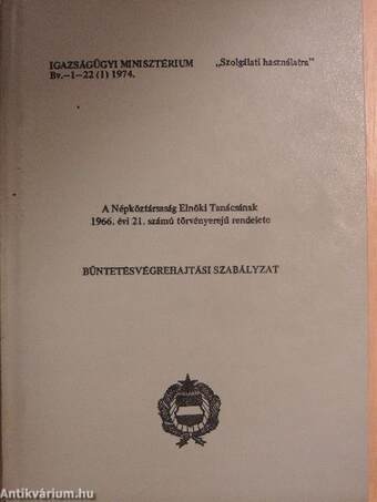 A Népköztársaság Elnöki Tanácsának 1966. évi 21. számú törvényerejű rendelete