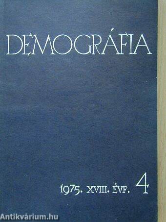Demográfia 1975/4.