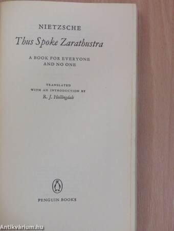 Thus Spoke Zarathustra