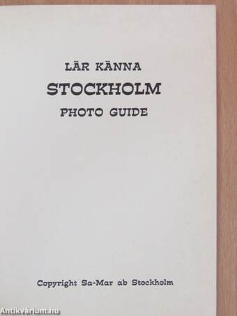 Lär Känna Stockholm