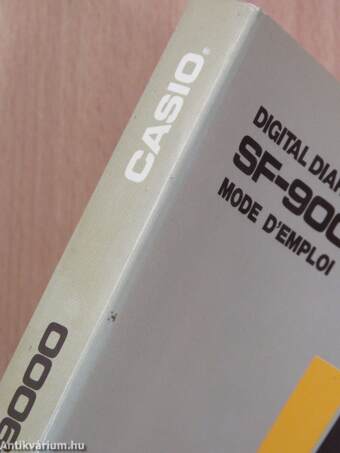 Digital Diary Casio SF-9000 Mode d'emploi/Bedienungsanleitung