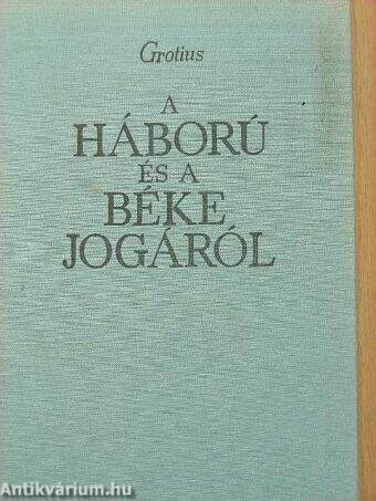 A háború és a béke jogáról 1. (töredék)