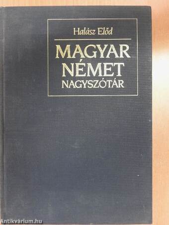 Magyar-német nagyszótár 1-2.