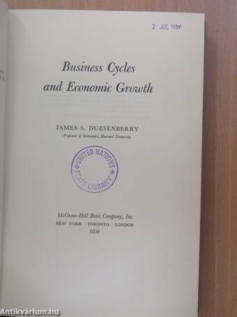 Business Cycles and Economic Growth