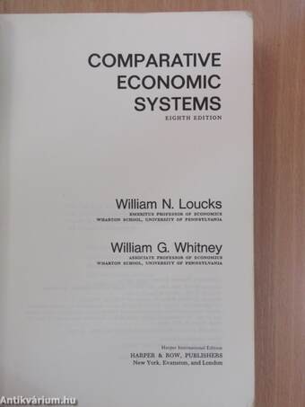 Comparative Economic Systems