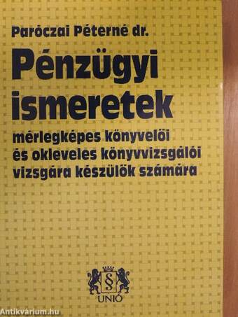 Pénzügyi ismeretek