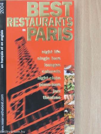 Best Restaurants in Paris 2004