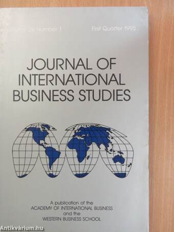 Journal of International Business Studies First Quarter 1995