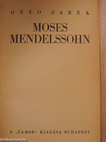 Moses Mendelssohn