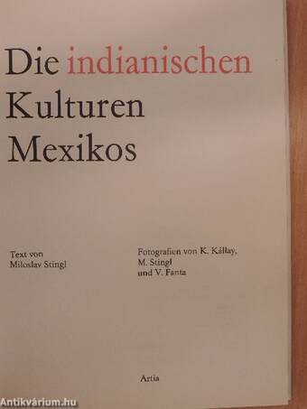 Die indianischen Kulturen Mexikos