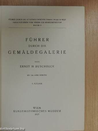 Führer durch die Gemäldegalerie