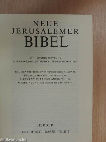 Neue Jerusalemer Bibel