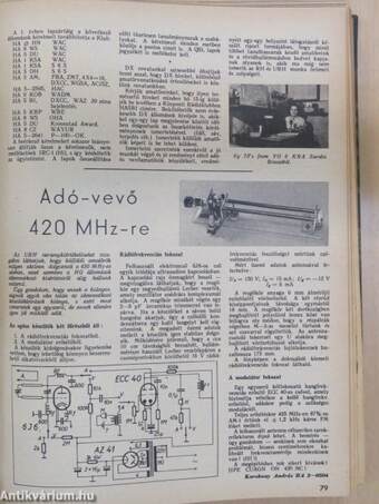 Rádiótechnika 1958-1959. január-december