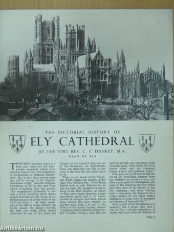 The Pictorial History of Ely Cathedral