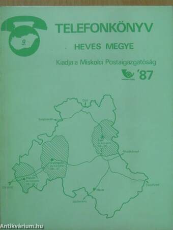 Telefonkönyv - Heves megye 1987