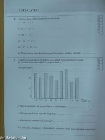 Felvételi gyakorlófeladatok matematikából 6.