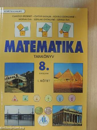 Matematika tankönyv 8/I.