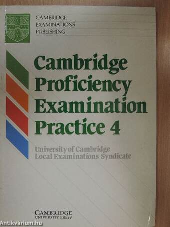 Cambridge Proficiency Examination Practice 4