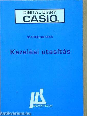 Casio SF-5100/SF-5300 Kezelési utasítás