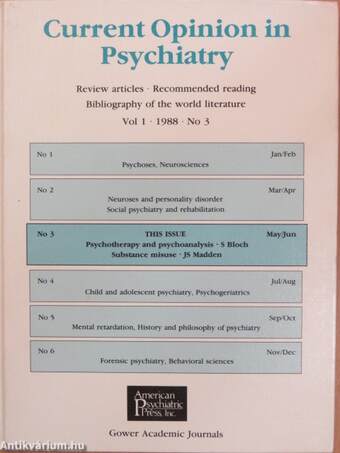 Current Opinion in Psychiatry 1988 May/Jun