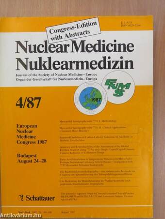 Nuclear Medicine/Nuklearmedizin 4/1987