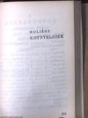 Moliére élete/Kotnyelesek