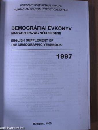 Demográfiai évkönyv 1997