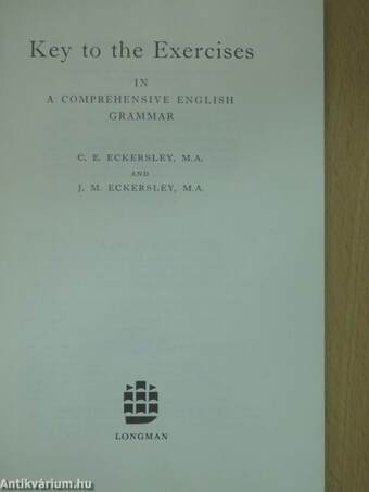 Key to the Exercises in A Comprehensive English Grammar