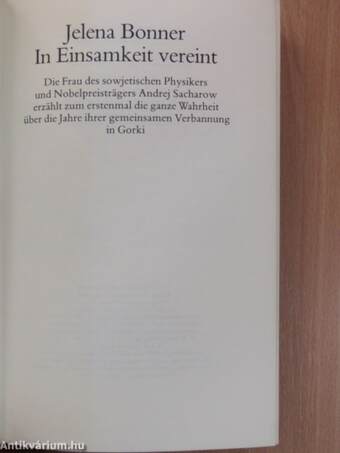 In Einsamkeit vereint