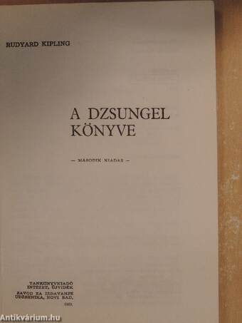 A dzsungel könyve