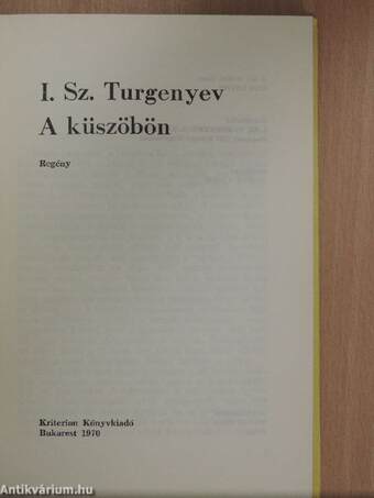 A küszöbön 