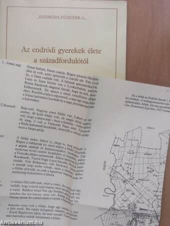 Az endrődi gyerekek élete a századfordulótól