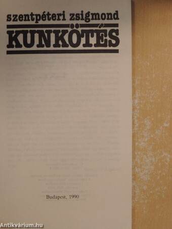 Kunkötés