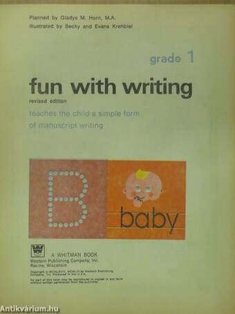 Fun with writing grade 1