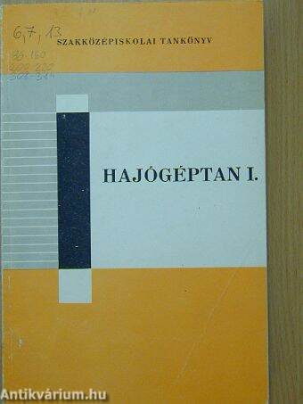 Hajógéptan I.