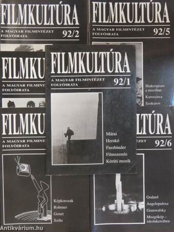 Filmkultúra 1992. január-december