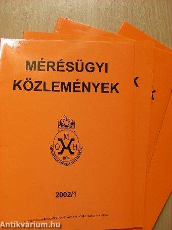 Mérésügyi Közlemények 2002/1-4.