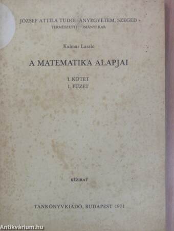 A matematika alapjai I/1-2, II/1-2