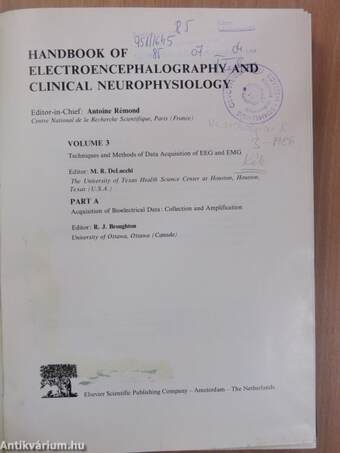 Handbook of Electroencephalography and Clinical Neurophysiology 3