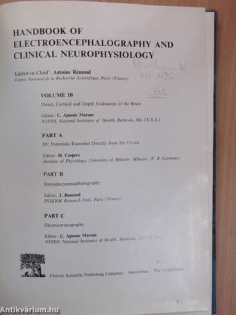 Handbook of Electroencephalography and Clinical Neurophysiology 10