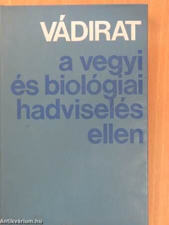 Vádirat a vegyi és biológiai hadviselés ellen