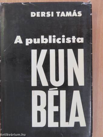 A publicista Kun Béla